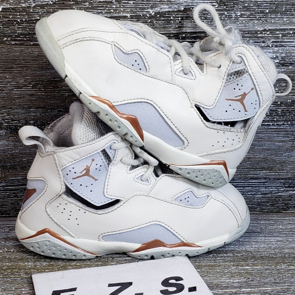 Air Jordan True Flight 7 White Size 9C Toddler